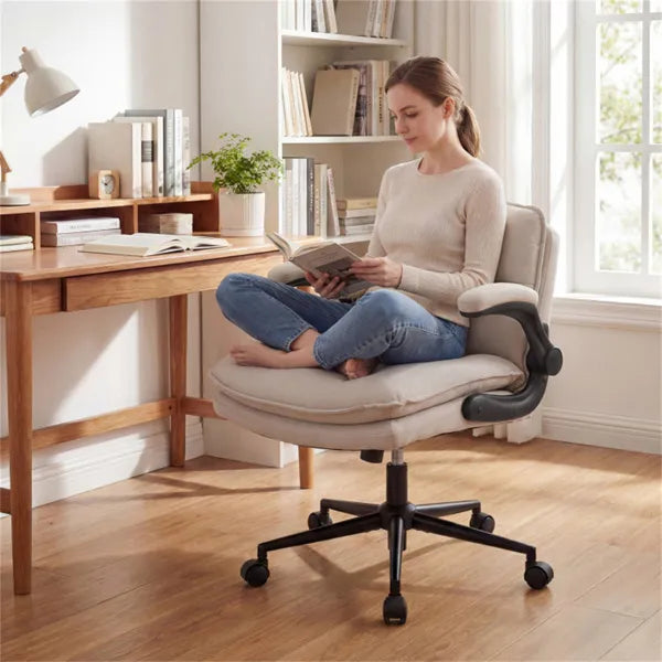 Chaise croisée Criss avec bras rabattus