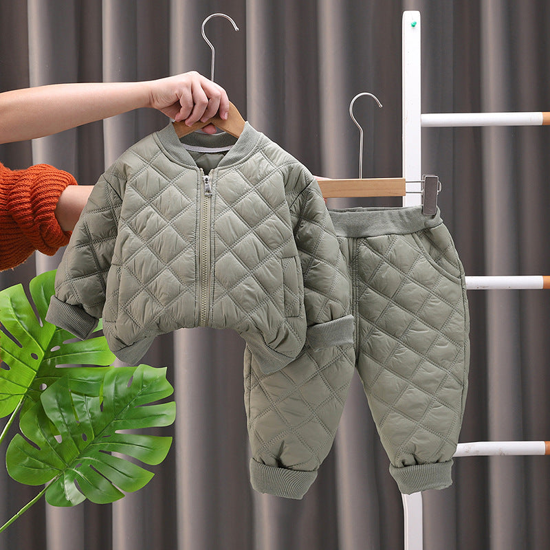 Garçons et filles Mode Personnalité Robe doublée de polaire