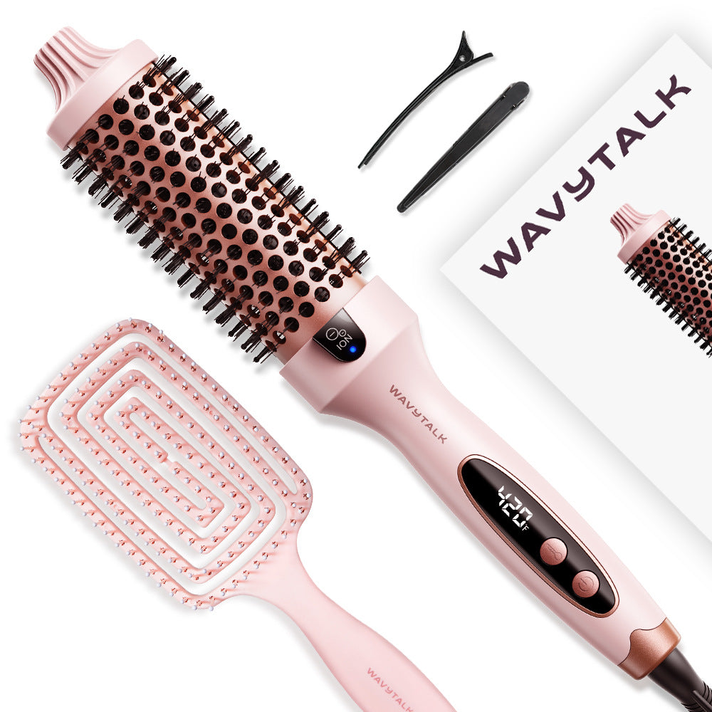 Curly hair comb and hair clip set