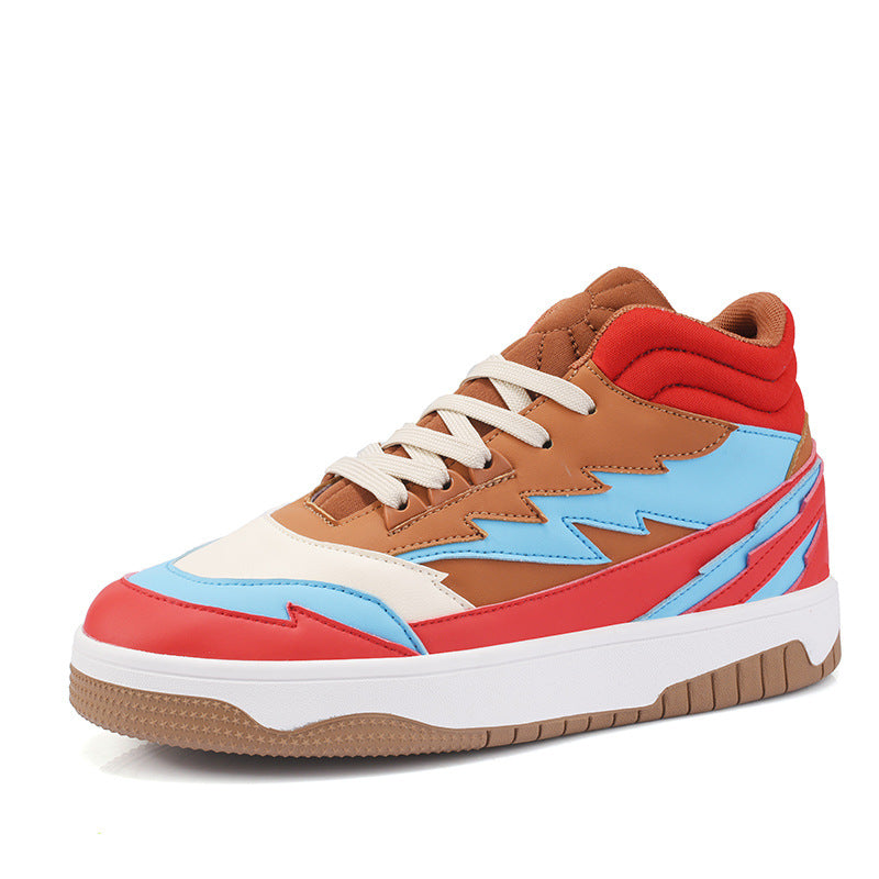 Men's Casual High-top Lace-up Sneakers
