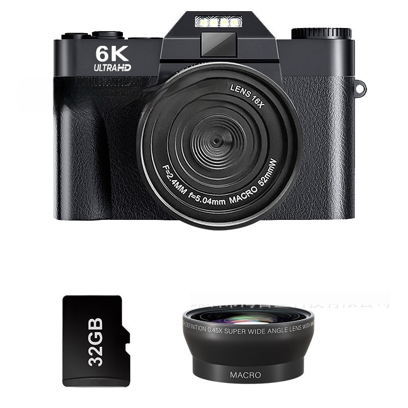 Caméra numérique sans miroir 6K HD