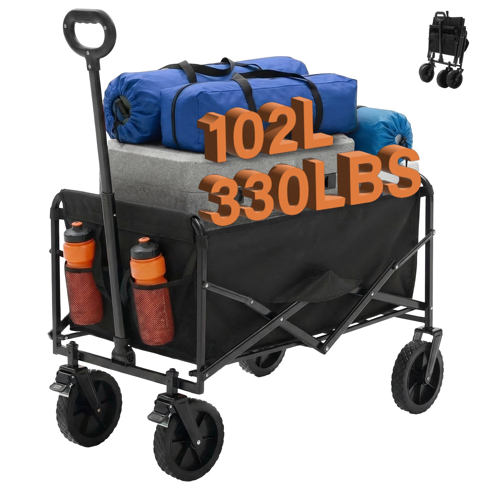 Chariot pliable