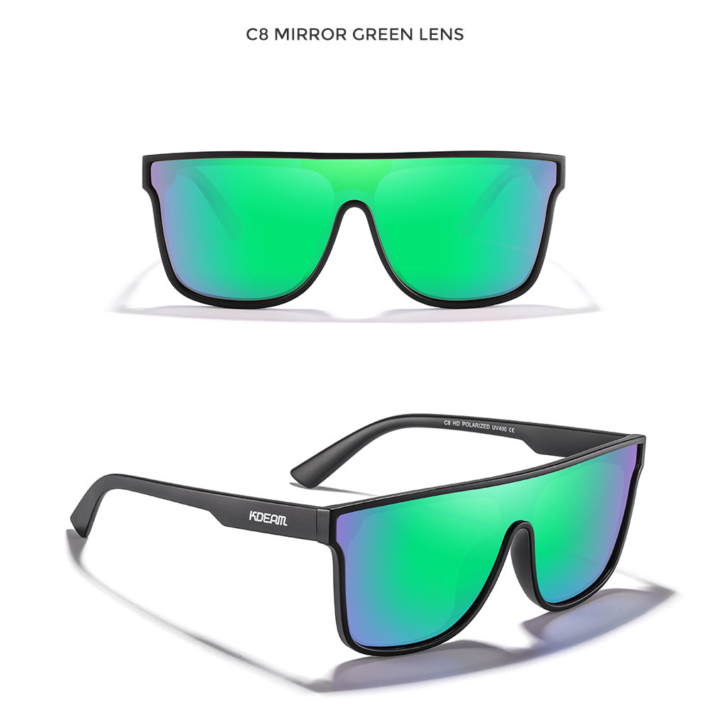 Lunettes de soleil polarisés à grand cadre européen et américain