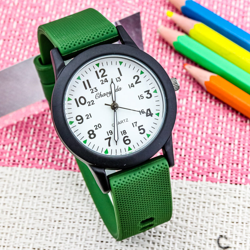 Aiguille lumineuse étanche Montre électronique numérique transparente
