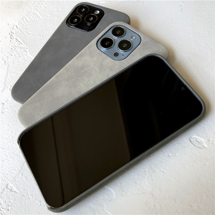 Étui de téléphone en cuir avec anti-dérapant ultra-mince et anti-dérapant