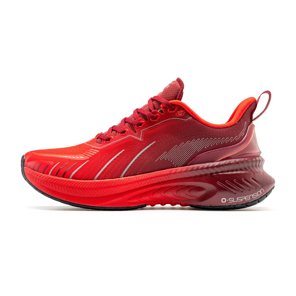 Shock absorption and reverse running shoes