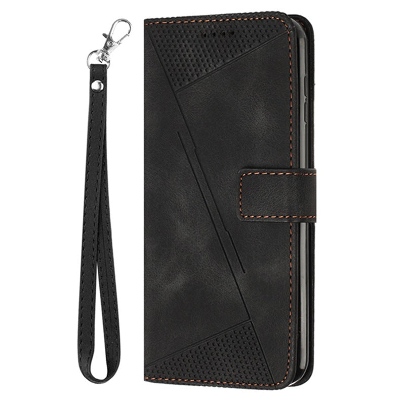 REALME 11 Line Stripe Phone Case A58 Porte-cartes Manche de protection du corps croisé