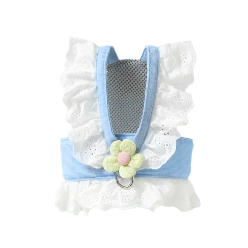 Collier de chien en laisse pour animaux Vêtements d'été pour chats et chiens