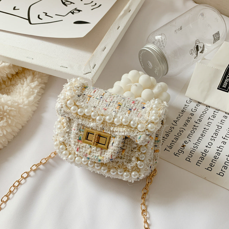 Sac transversal en treillis de diamant pour enfants