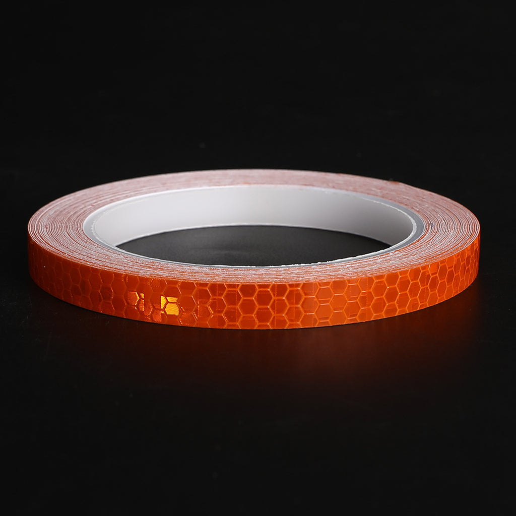 Couleur solide cristal couleur treillis moto nuit avertissement bande réfléchissante