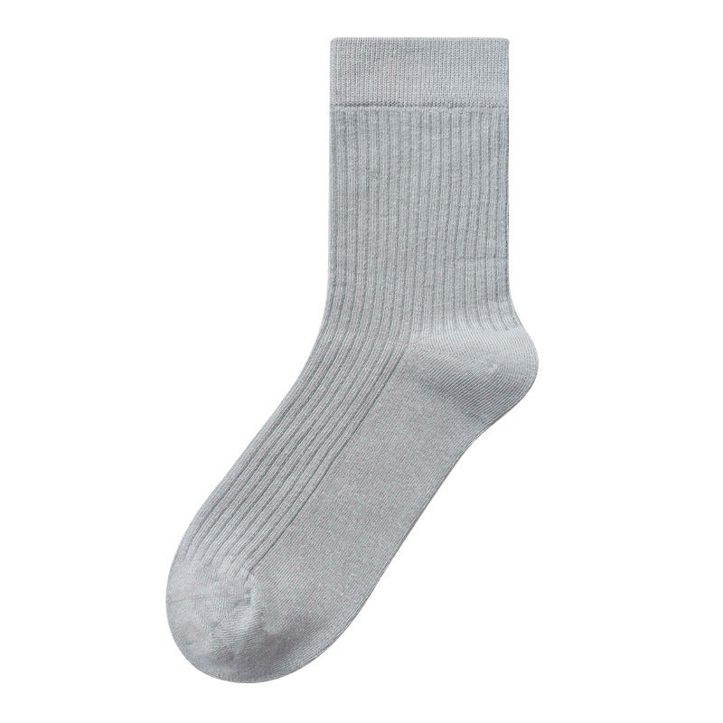Chaussettes en coton mi-calf pour hommes avec propriétés résistantes à l'odeur