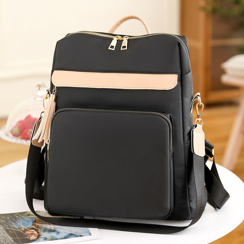 Sac à dos en nylon antivol occasionnel à double usage