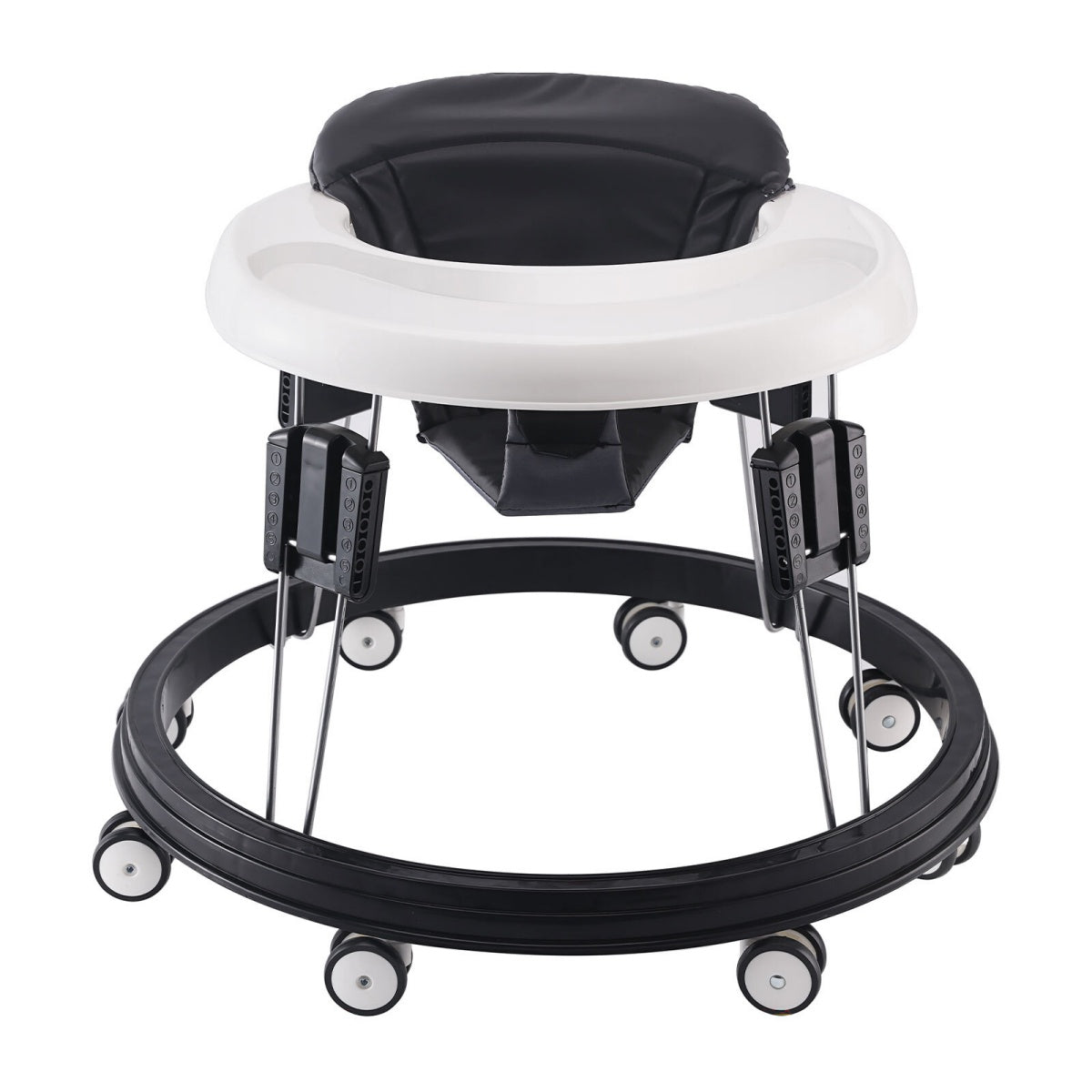 Portable Baby Walker Activité Toddler Première étape Poussez le long de la promenade Bouncer pliant