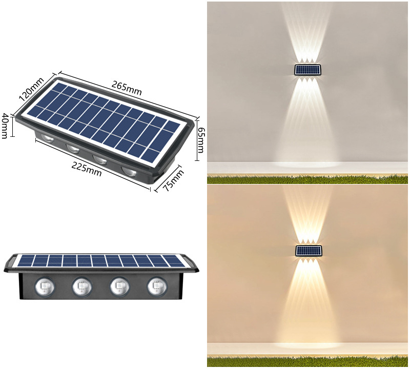 Éclairage solaire extérieur Étanchement