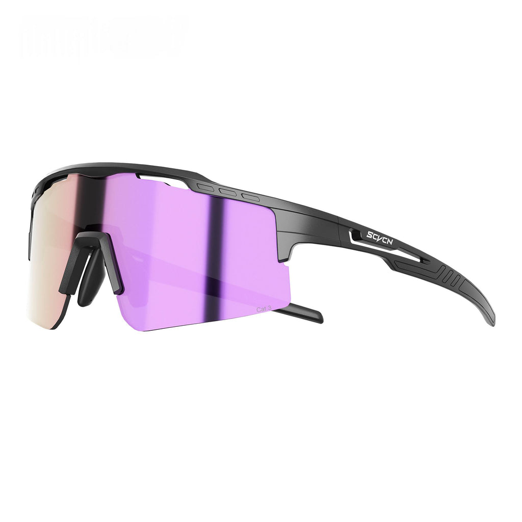 Saiweiyuan Lunettes de vélo de sport de plein air avec des lentilles changeantes de couleur
