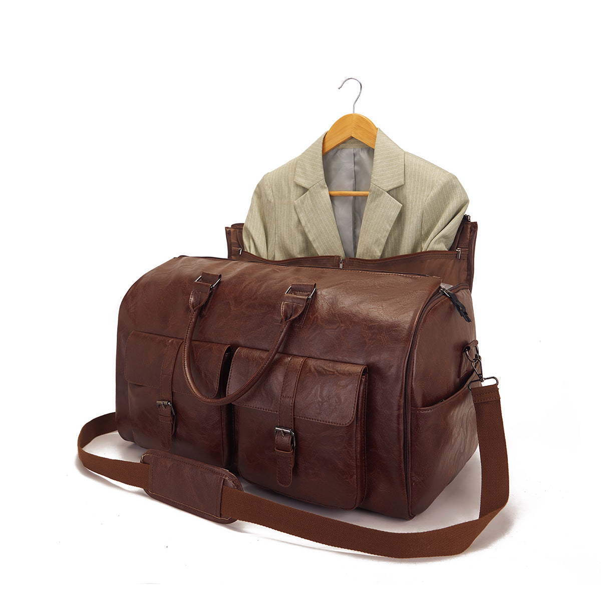 Sac à bagages en cuir PU