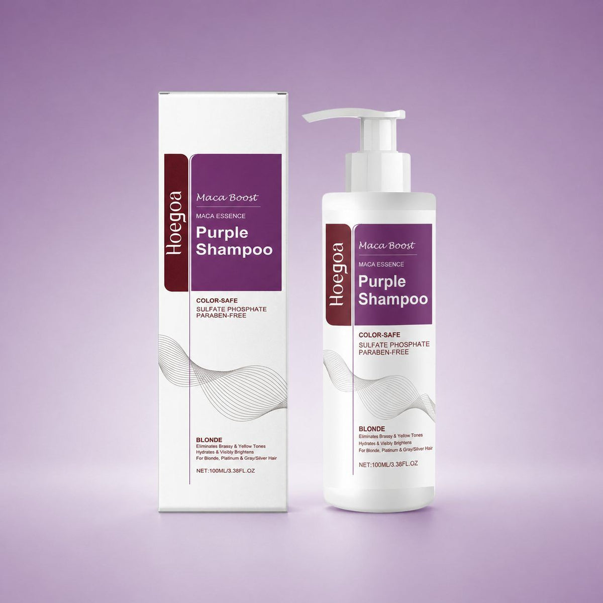 Shampooing pour cheveux violets HOEGOA