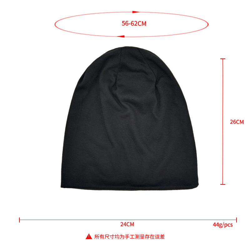 Bonnet de pull double couche de couleur solide style mince