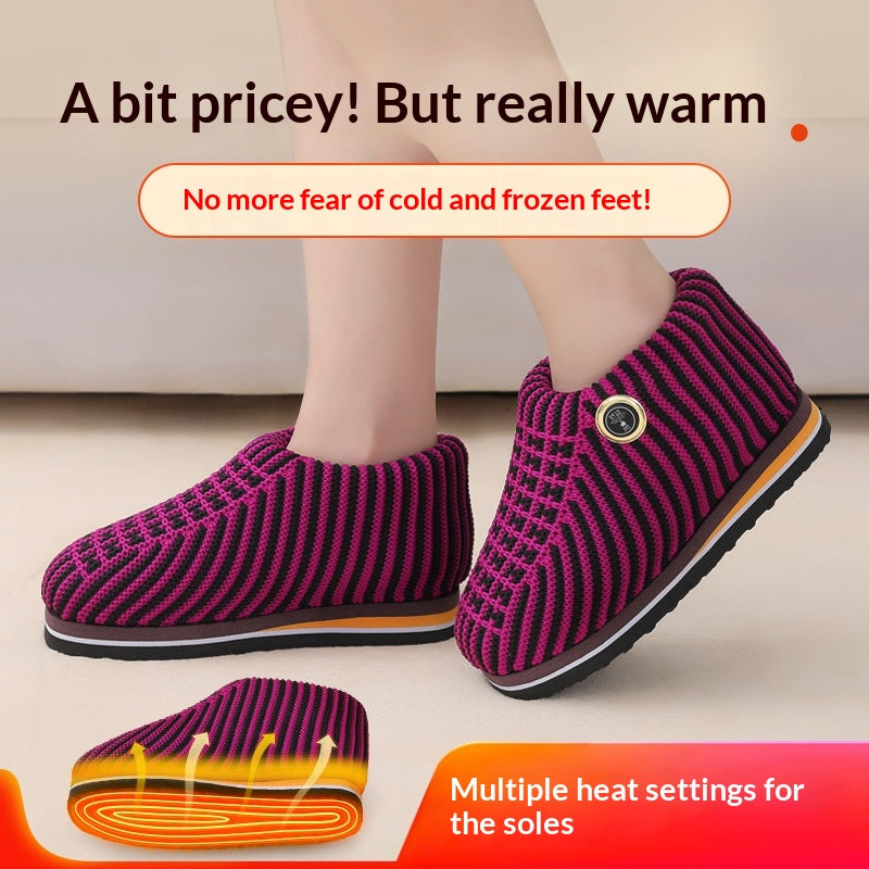 Chaussure de tricot à chaud électrique pour usage domestique