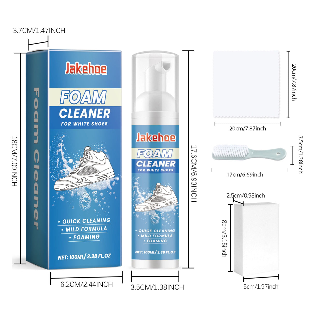 Trousse de nettoyage et d'entretien des chaussures JAKEHOE