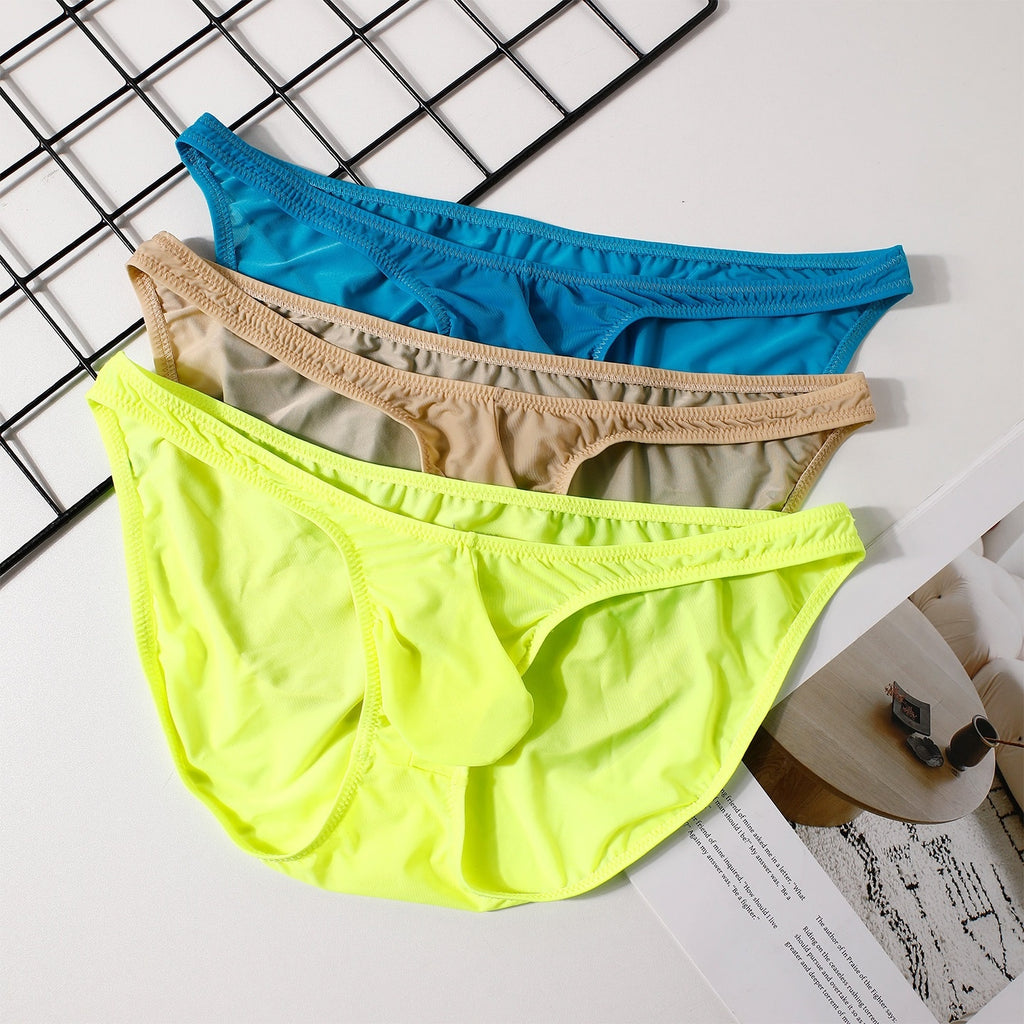 Hommes Slips en silicate Été Fin Respirant Rapide Séchage Low-rise