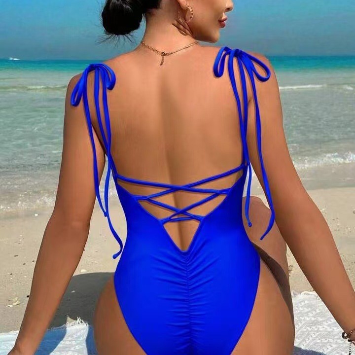 Tight Backless Beach Maillot de bain unique pour femmes