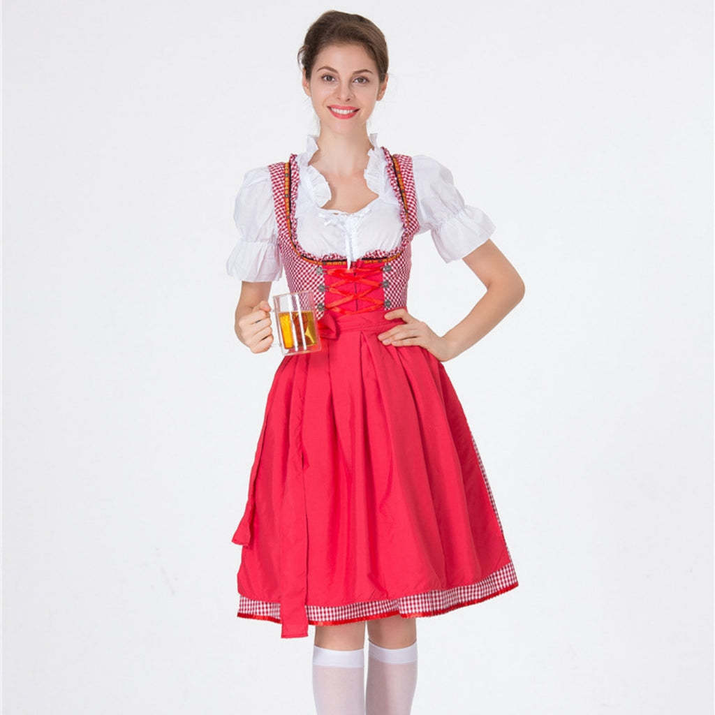 European and American German Beer Festival Vêtements Bar Waiter Maid Suit