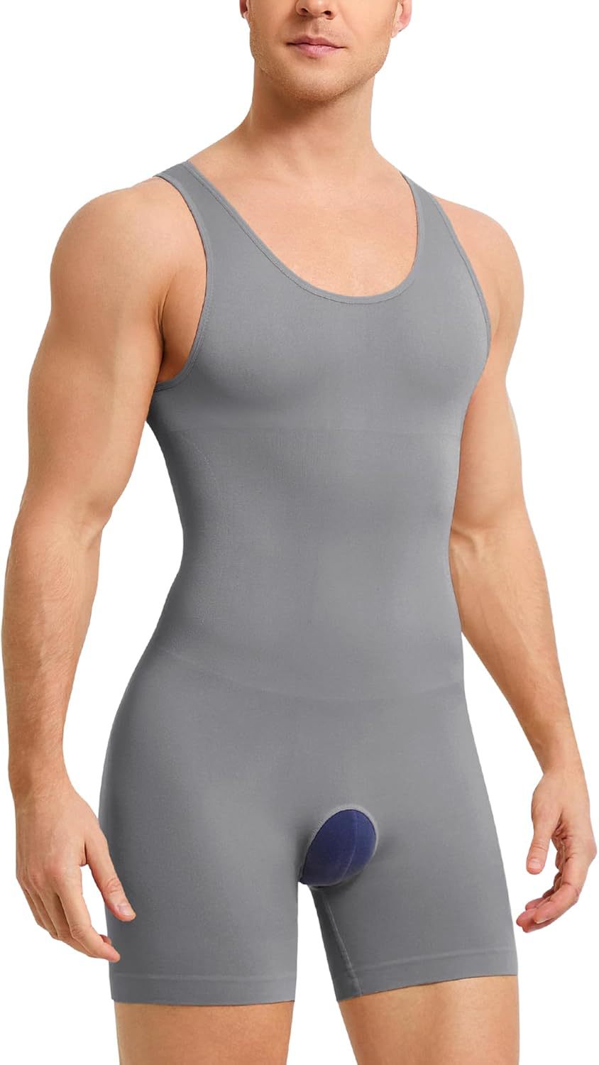 Corsets en forme de corps pour hommes Crotch Hollow-out Cinched Belly Contract Inner Wear Base Bod