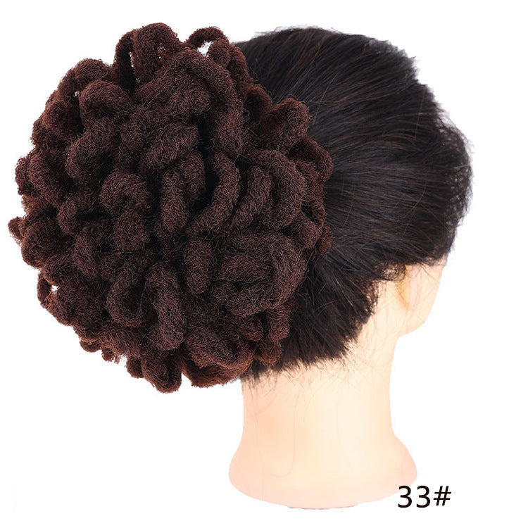 Sac à Cheveux Africain Bun Drawstring Dreadlocks Sac à Cheveux afro