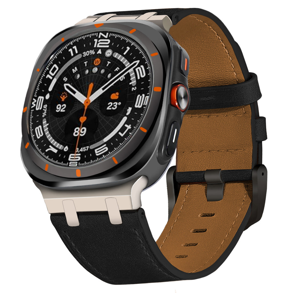 Convient pour montre7Ultra Bracelet en cuir véritable