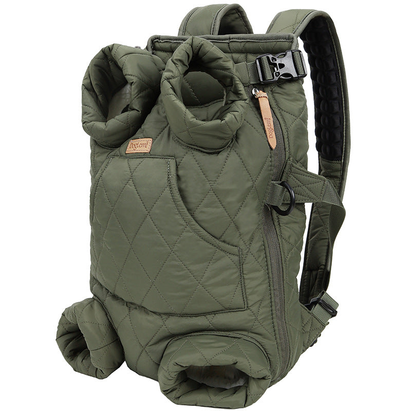 Sac à dos extérieur pour chien Sac à matelas épais d'hiver