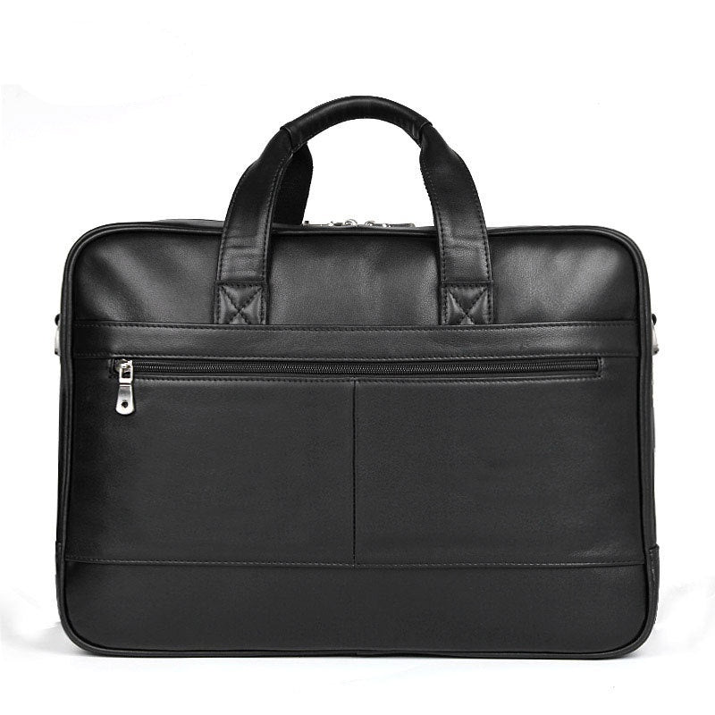 Sac à main en cuir Sac à main Napa Cuir Confortable Texture Sac en cuir véritable homme