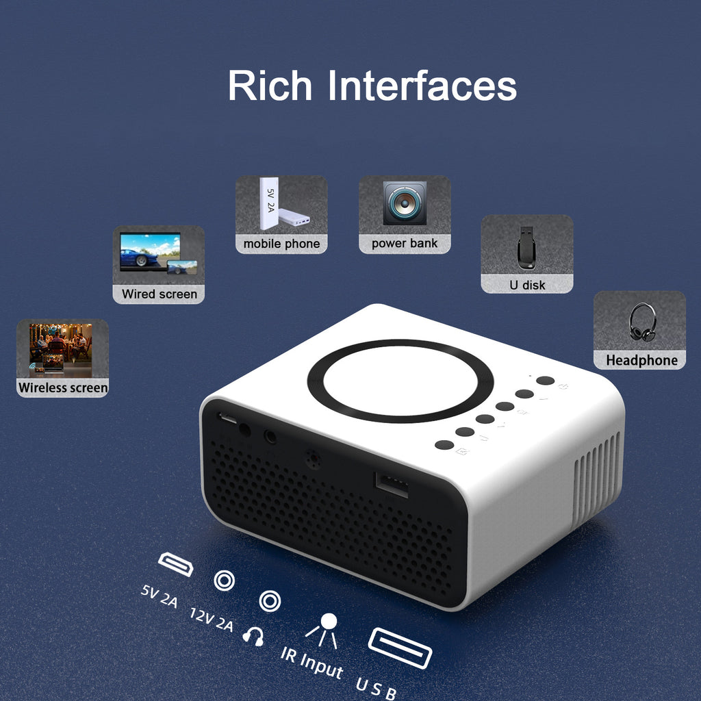 Mini projecteur portable - Résolution autochtone TFT LCD 320x240