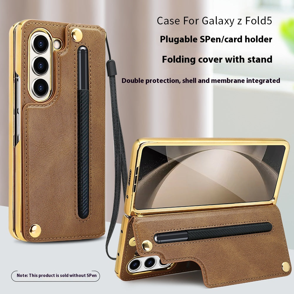 Coque de téléphone Support de film trempé avec fente de stylo