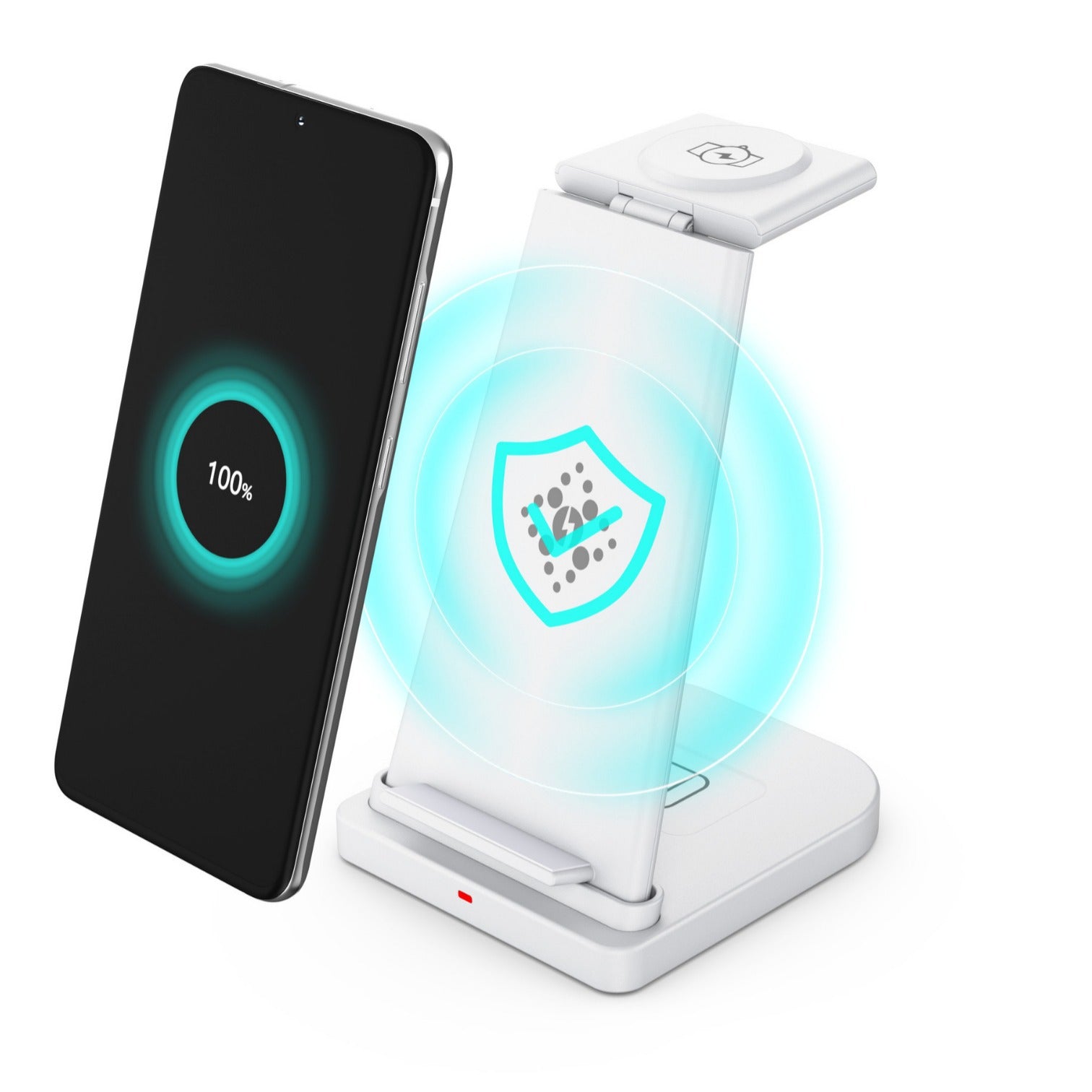 Chargeur sans fil à trois en un