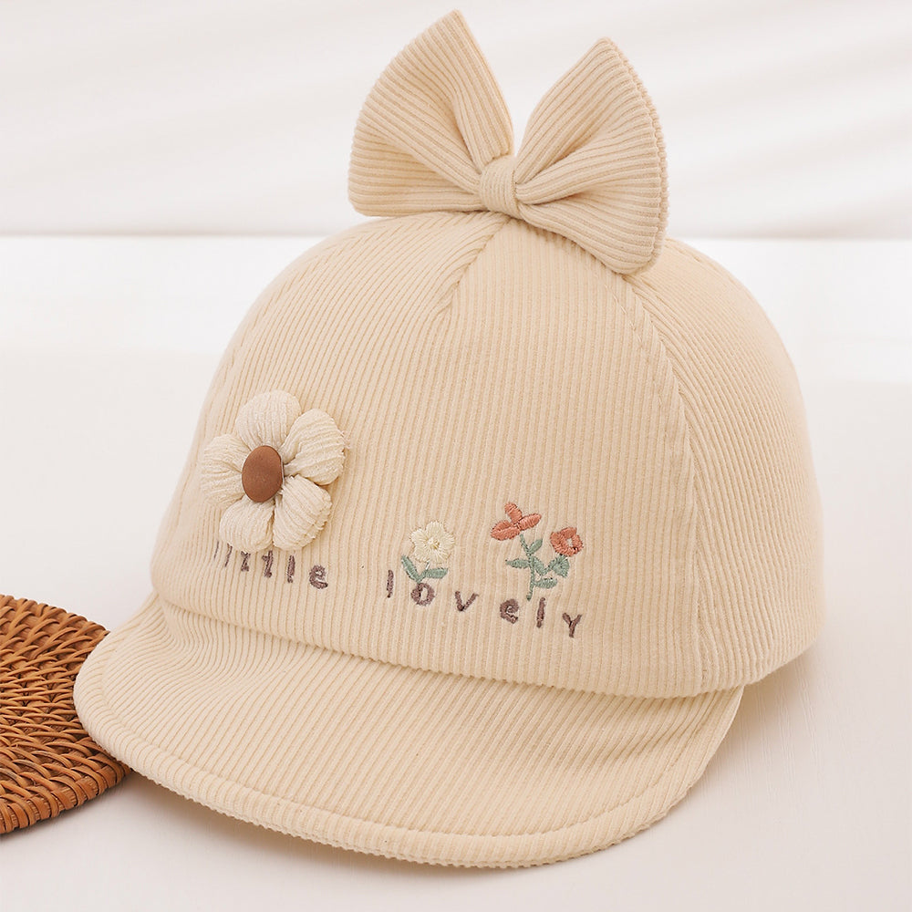 Mignonne en forme d'arc fille Bouchon de baseball pour B