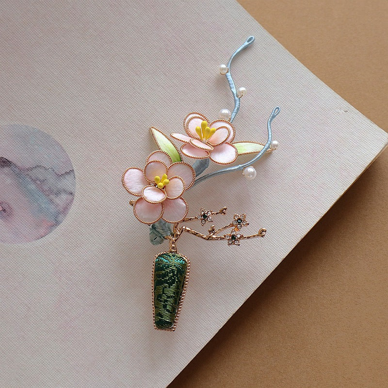 Broche esthétique de style oriental pour styling et accessoires