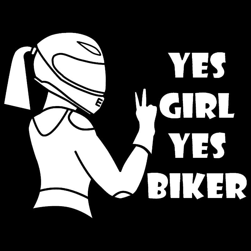 Autocollant de modification de voiture de moto pour femme