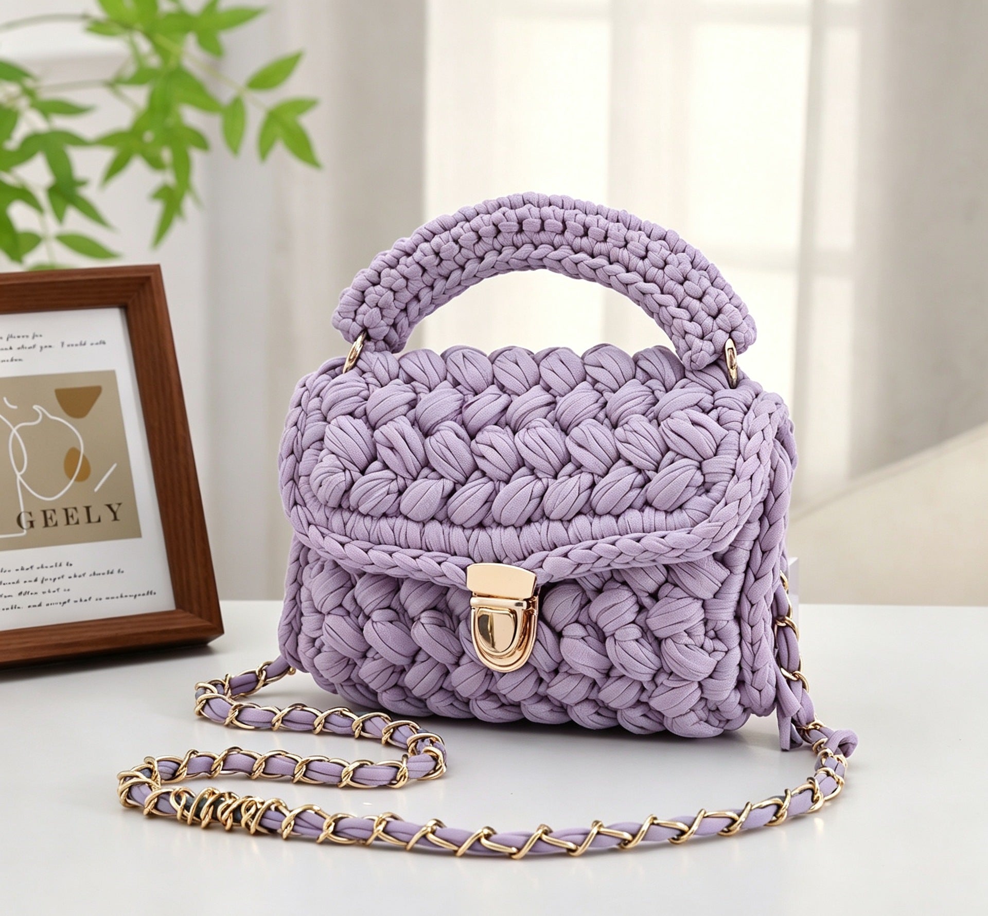 Tissé à la main Womens Tote Bag Style minimaliste