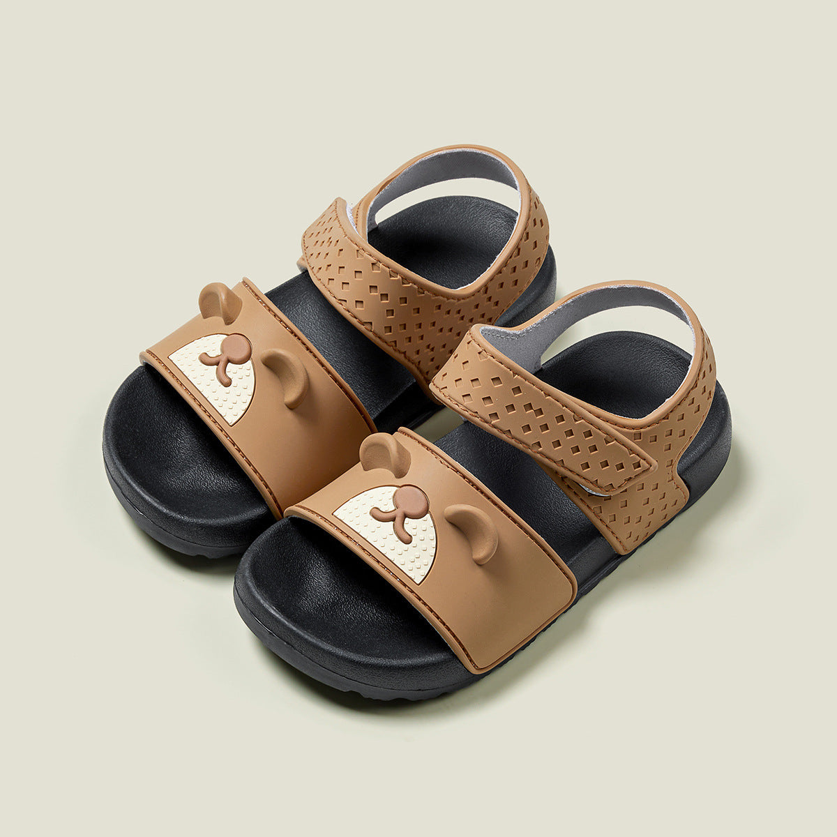Sandales de fond de l'ours cartoon pour enfants