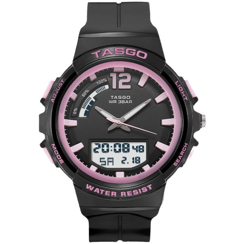 Montre électronique à l'épreuve de l'eau de sport pour enfants tendance