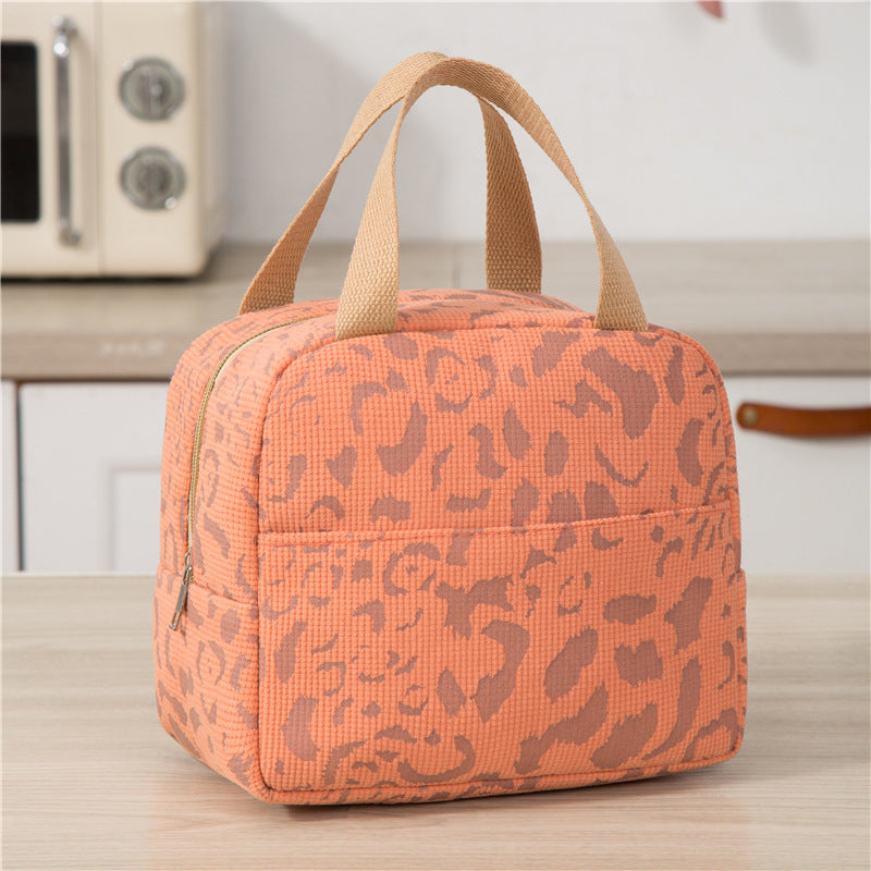 Modèle de lavage d'encre Lunch isolé Bento Box Tote Outdoor Travel Cooler Picnic Bag