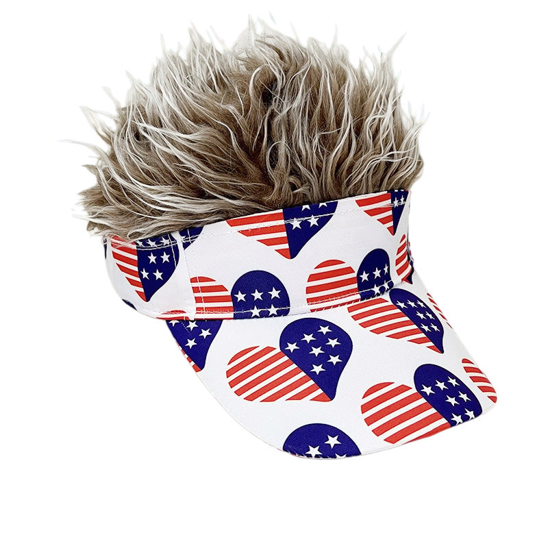 Cap de baseball 250e anniversaire de simulation Cap de baseball synthétique court Cap de baseball Spiked
