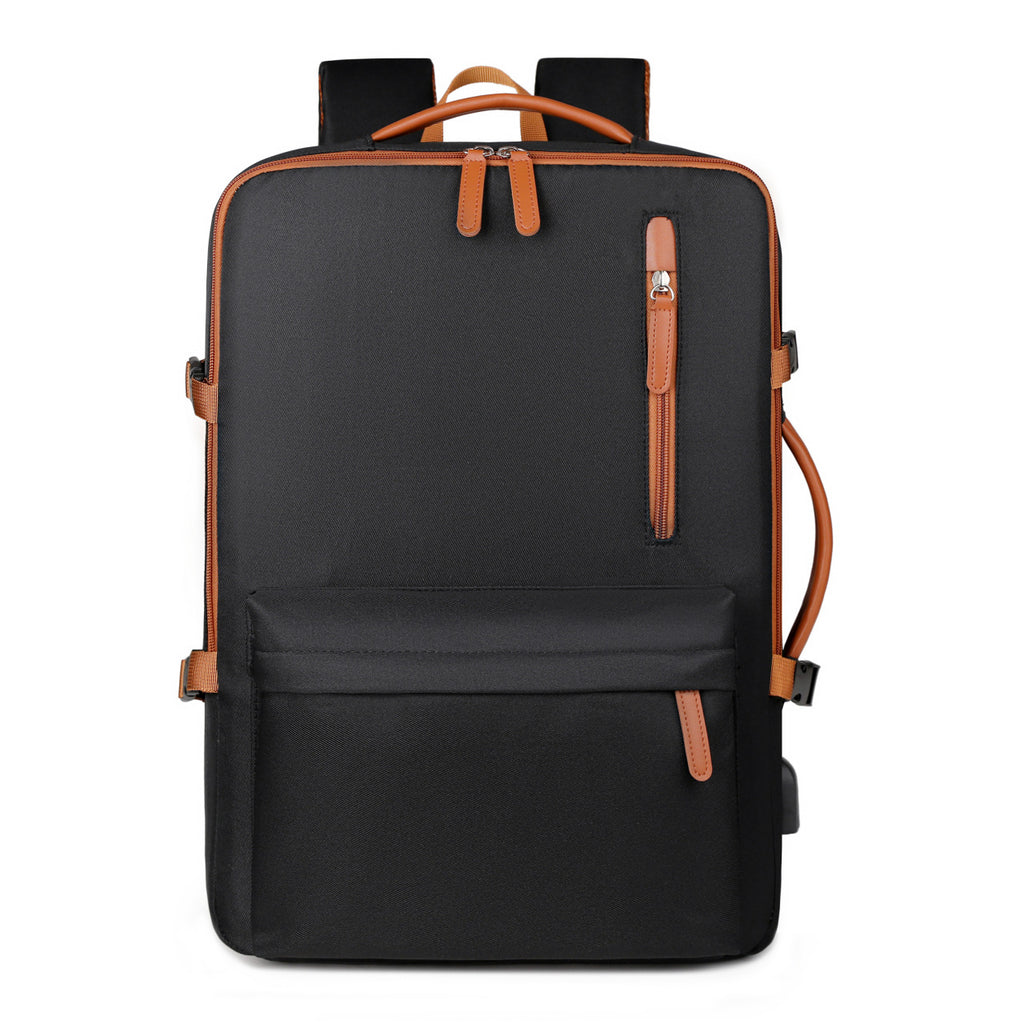 Sac portable de voyage d'affaires avec port de recharge USB double-épaule