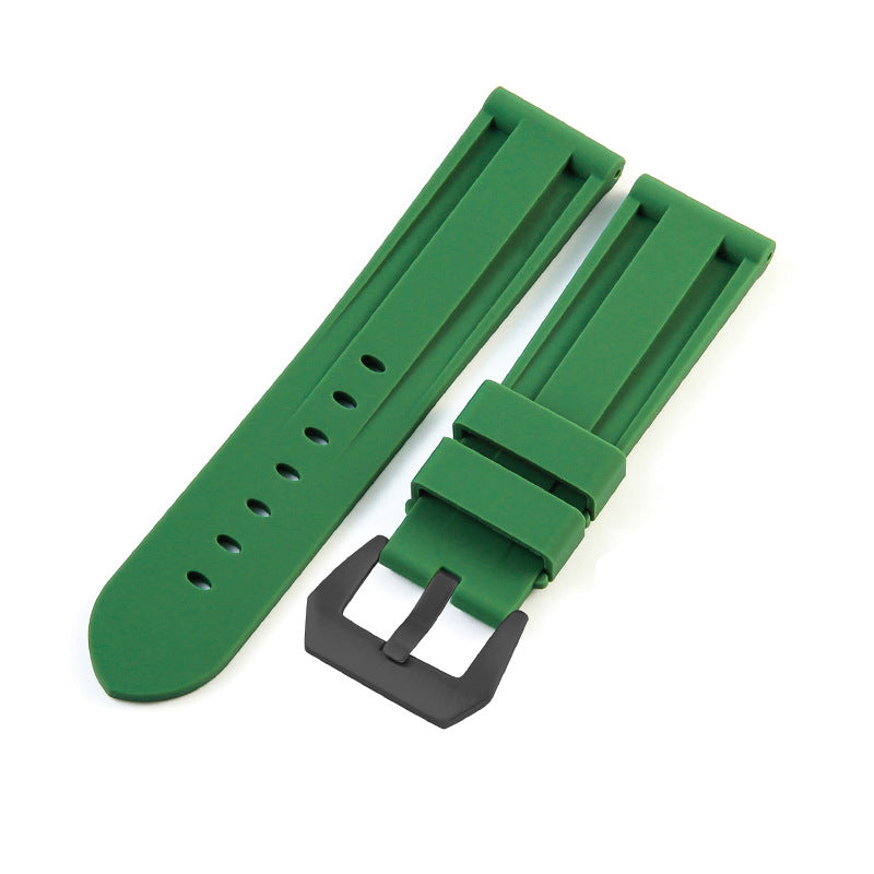 Bracelet de montre en silicone épingle en caoutchouc imperméable