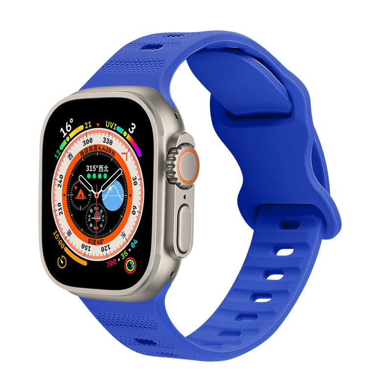 Couple Solid Color Montres de sport monochrome bracelet en silicone