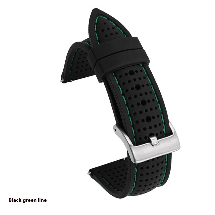 Convient pour la bande de montres avec la sangle de silicone de ligne