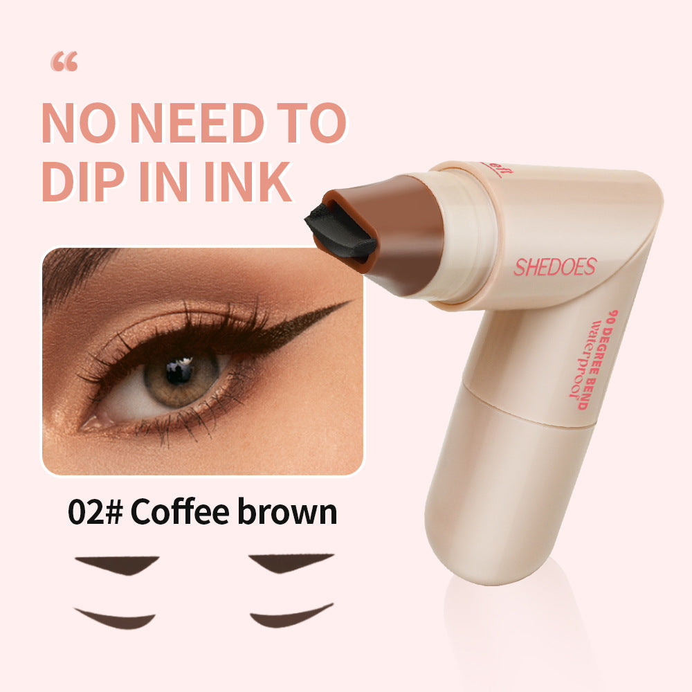 Love Eyeliner Seal Waterproof Et Stamp Stamp Stylo Eyeliner Durable Application de maquillage naturel A