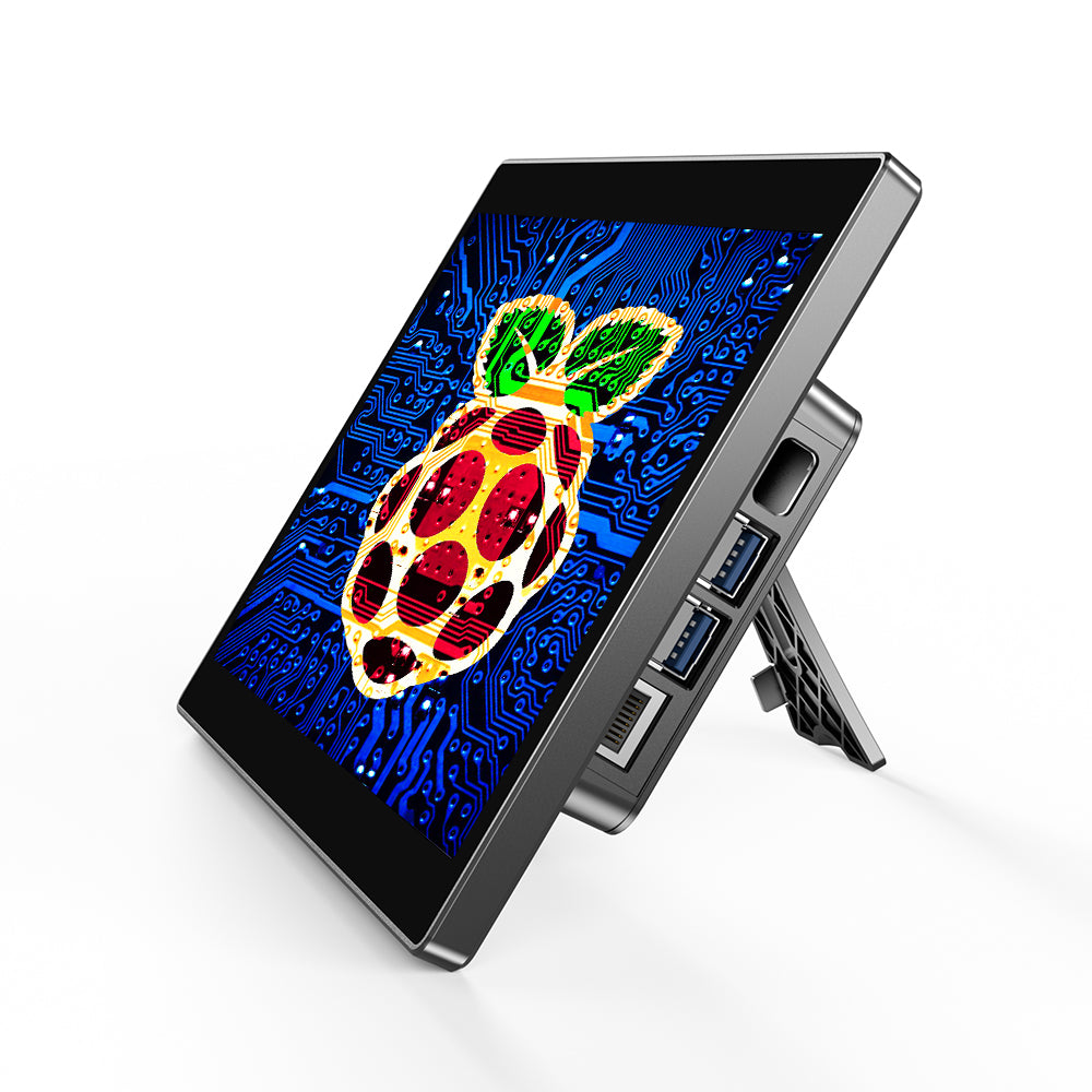 UPERFECT Cas Raspberry Pi avec écran tactile 10 pouces moniteur portable
