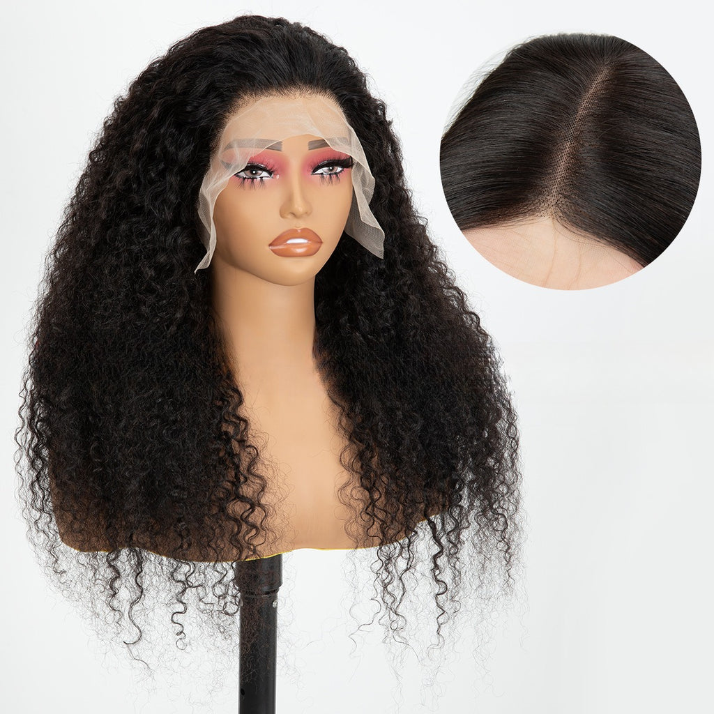 Perruque en face de dentelle avec de petits curls